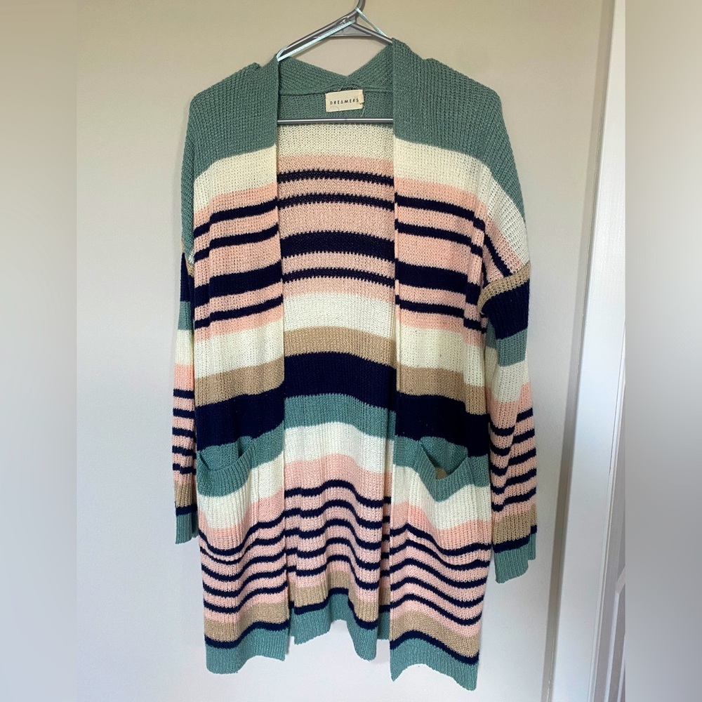 DREAMERS Multi-Color Knit Cardigan